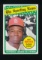 1969 Topps Baseball Card #428 Lou Brock St Louis Cardinals All-Star