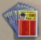 (7) 1969 Topps Low Number Baseball Cards Checklists 1st Series thru 7th Ser