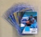 (6) Game Worn Jersey Basketball Cards