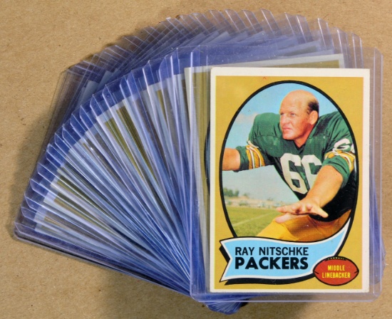 (20) 1970 Topps Football Cards