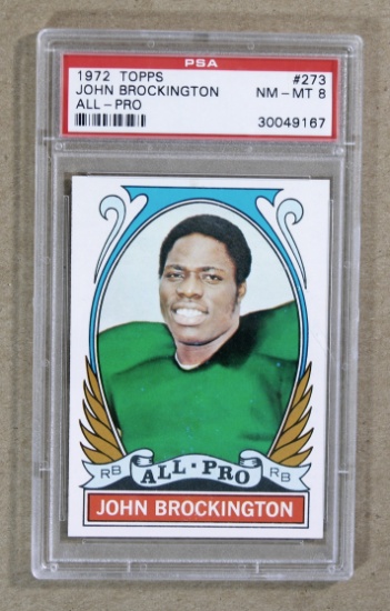 1972 Topps Football Card #273 John Brockington Green Bay Packers (All Pro)(