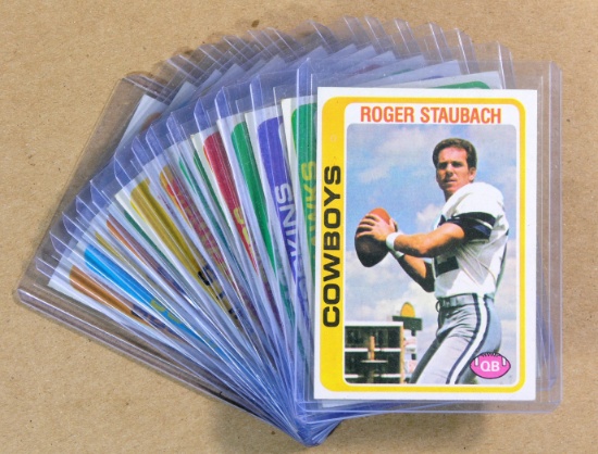 (14) 1978 Topps Hall of Famer & Star Football Cards