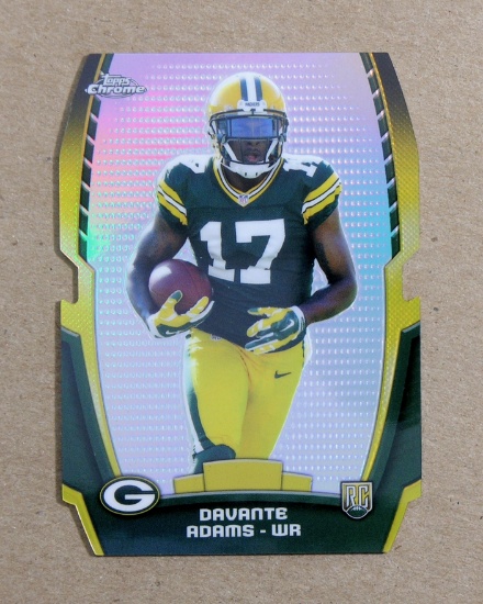 2014 Topps Chrome ROOKIE Football Card #CRDC-DA Rookie Davante Adams Green