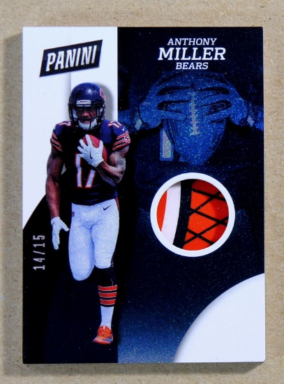 2018 Panini The Natural GAME WORN MATERIAL-ROOKIE Football Card #14 Rookie
