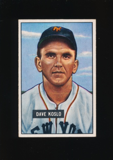 1951 Bowman Baseball Card #90 Dave Koslo New York Giants