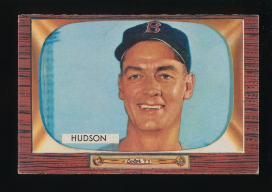 1955 Bowman Baseball Card #318 Sid Hudson Boston Red Sox