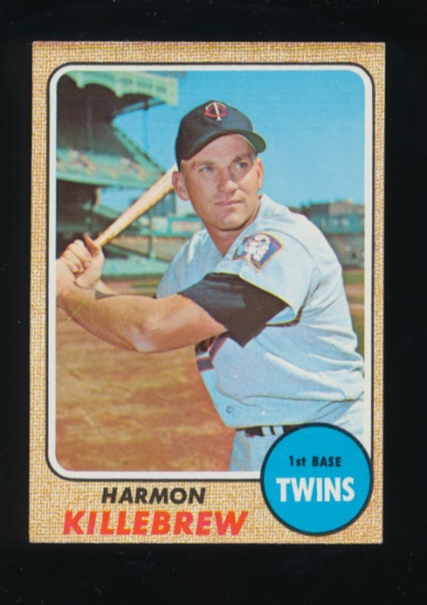 1968 Topps Baseball Card #220 Harmon Killebrew Minnesota Twins