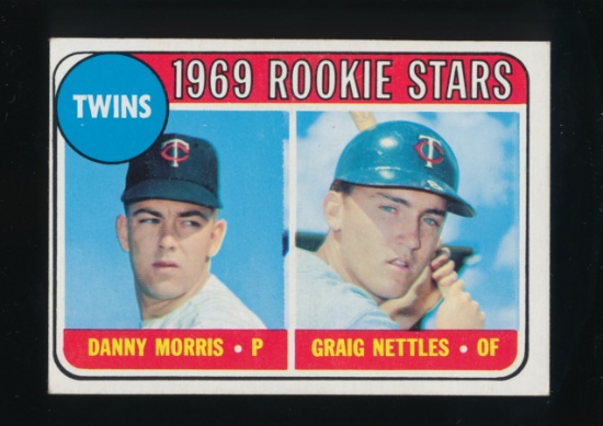 1969 Topps Baseball Card #99 Twin Rookie Stars: Danny Thomas-Craig Nettles