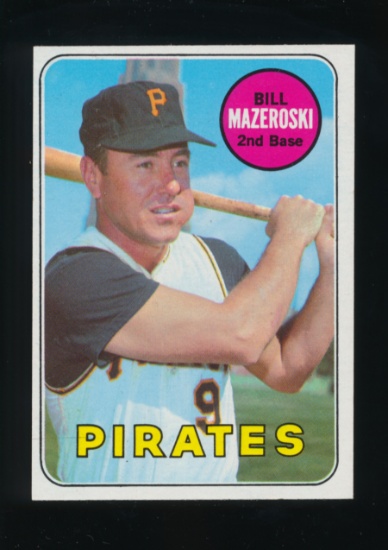 1969 Topps Baseball Card #335 Bill Mazeroski Pittsburgh Pirates