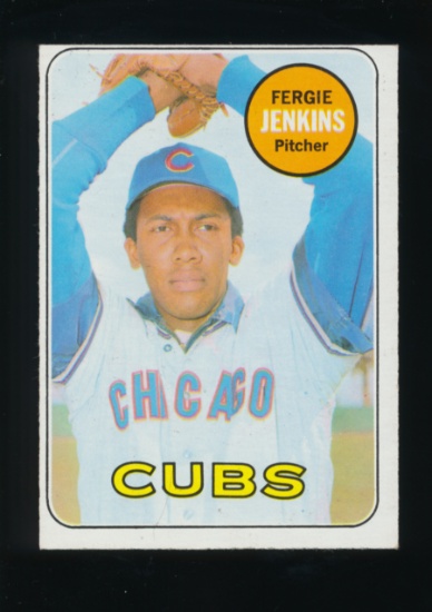 1969 Topps Baseball Card #640 Fergie Jenkins Chicago Cubs