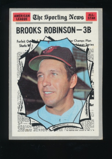 1970 Topps Baseball Card #455 Brooks Robinson Baltimore Orioles All-Star