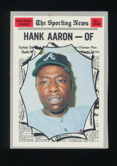 1970 Topps Baseball Card #462 Hank Aaron Atlanta Braves All-Star