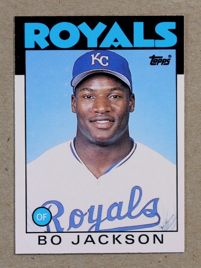 1986 Topps Traded ROOKIE Baseball Card #50T Rookie Bo Jackson Kansas City R