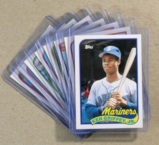 (8) 1989 Topps Traded Baseball Cards Including Ken Giffey Jr. ROOKIE  Card