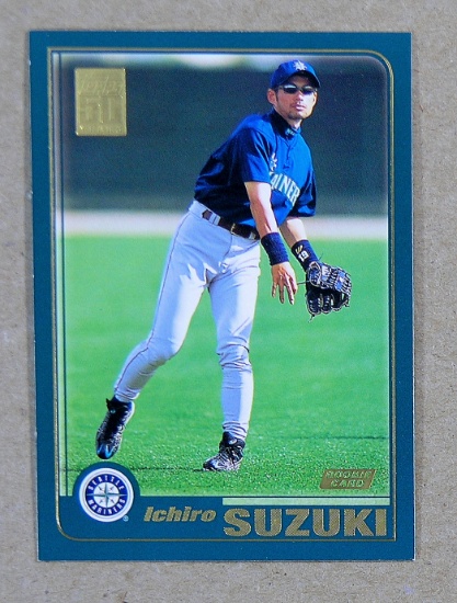 2001 Topps ROOKIE Baseball Card #726 Rookie Ichiro Suzuki Seatle Mariners