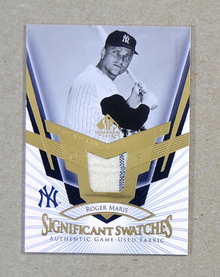 2004 Upper Deck GAME WORN JERSEY Baseball Card #SS-RM Roger Maris New York