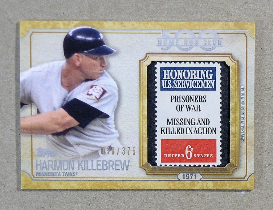 2016 Topps Baseall Card #500SC-HK Harmon Killebrew Minnesota Twins. The Car
