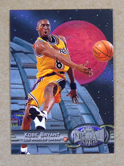 1997 Skybox Metal Basketball Card #81 Kobe Bryant Los Angeles Lakers (2nd Y