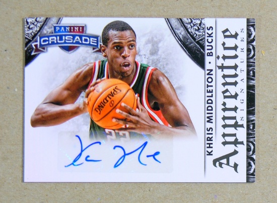 2013-14 Panini Apprentice Signatures AUTOGRAPHED Basketball Card #26 Khris