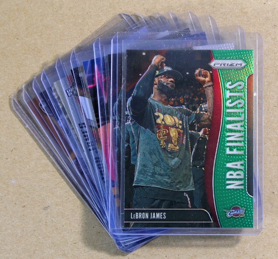 (8) LeBron James Basketball Cards