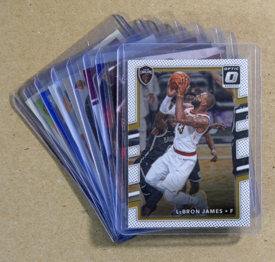 (8) LeBron James Basketball Cards