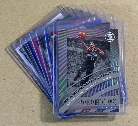(8) Giannis Antetokounmpo Basketball Cards