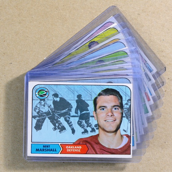 (10) 1968 Topps Hockey Cards EX or Higher Grade Conditions