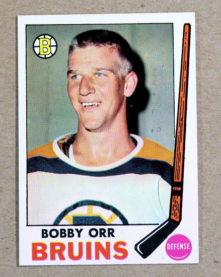 1969 Topps Hockey Card #24 Bobby Orr Boston Bruins