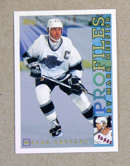 1995 Topps Hockey Card #PF-1 Wayne Gretzky Los Angeles Kings