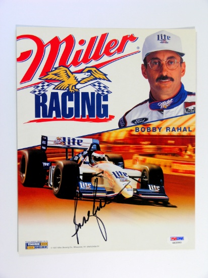 Autographed 8x10 Card, Indy Car Driver Bobby Rahal Authenticated By PSA/DNA