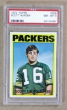 1972 Topps Football Card #206 Scott Hunter Green Bay Packers Graded PSA NM/