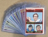 (22) 1972 Topps Football Cards including Rookie Roger Staubach Leader & Sup