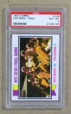 1973 Topps Football  Card #135 NFC Semi-Final Game. Graded PSA NM/MT-8
