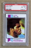 1973 Topps Football  Card #340 Ken Ellis Gree Bay Packers. Graded PSA NM/MT