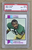 1973 Topps Football  Card #521 Fred Carr Green Bay Packers. Graded PSA NM/M