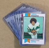 (10) 1973 Topps Hall of Famer Football Cards