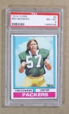 1974 Topps Football Card #4 Ken Bowman Green Bay Packers. Graded PSA NM/MT-