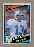 1984 Topps ROOKIE Football Card #123 Rookie Hall of Famer Dan Marino Miami
