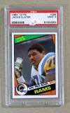 1984 Topps ROOKIE Football Card #286 Rookie Hall of Famer Jackie Slater Ls