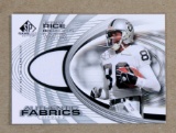 2004 Upper Deck GAMEWORN JERSEY Football Card #AF-JR Jerry Rice Oakland Rai