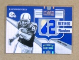 2009 Donruss GAME WORN JERSEY Football Card Raymond Berry Baltimore Colts