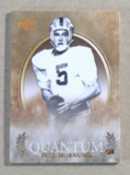 2013 Upper Deck Quantum Football Card #33 Paul Hornung Notre Dame Numbered