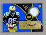 2015 Topps AUTOGRAPHED-GAME WORN JERSEY-ROOKIE Football Card #TTRAR-TM Rook