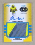 2015 Leaf AUTOGRAPHED-GAME WORN JERSEY-ROOKIE Football Card #PA-MW1 Rookie
