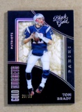 2016 Panini Black Gold Football Card #GN3 Tom Brady New England Patiots. Nu