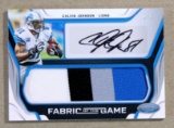 2019 Panini Certifed Fabric of the Game AUTOGRAPHED-GAME WORN JERSEY Footba