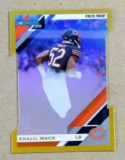 2019 Panini Donruss Press Proof Football Card #53 Khalil Mack Chicago Bears