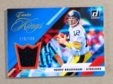 2019 Panini Donruss GAME WORN JERSEY Football Card #CK-11 Terry Bradshaw Pi