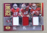 2019 Panini Illusions GAME WORN JERSEY Football Card #LI-DDJ: Deebo Samuel-