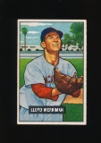 1951 Bowman Baseball Card #72 Lloyd Merriman Cincinnati Reds